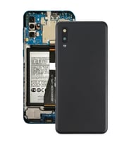 Samsung A02 Uyumlu Arka Pil Batarya Kapağı SM-A022F (Siyah)