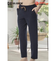 Kly 106 Premium Erkek Pamuklu Likralı Orta Kalın Tek Eşofman/Pantolon/Pijama Altı