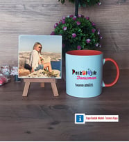 Psikolojik Danışman Fotoğraflı Dekoratif Taş, Kupa Bardak Beyaz Hediye Psikolojik Danışmana Hediye (Model 13)
