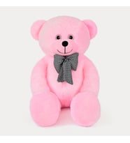 80 - 90 cm rengarenk papyonlu ayıcık(%100 yerli) (Pembe)