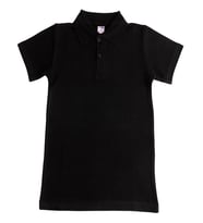 Kız Çocuk Okul Tarz %100 Pamuk T-Shirt - 5-17 Yaş AG001 ANGELOS GIRLS (Siyah)