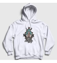 Presmono Unisex Gri Nature Heilung Kapüşonlu Sweatshirt 409107tt (Beyaz)