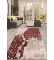 Dijital Kaymaz Taban Yıkanabilir Modern Renkli Salon Halısı Mutfak Halısı Yolluk ND-HT-1399 (Çok Renkli)