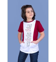 Toontoy Erkek Çocuk T-Shirt My Rules Baskılı (Bordo)