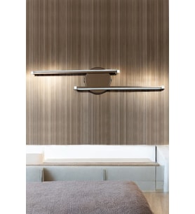 Sare Aplik Modern Tasarım Gün Işığı Ledli Banyo - Mutfak - Salon Led Duvar Aplik (Kahverengi)
