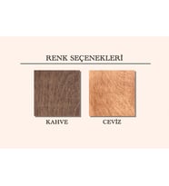 Kişiselleştirilebilir Kitap Standı (Ceviz)