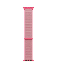 Microsonic Apple Watch Series 4 44mm Hasırlı Kordon Woven Sport Loop (Pembe)