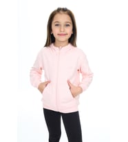 Toontoy Kız Çocuk Nakışlı Hırka (Pudra)
