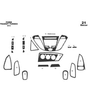 Meriç® Ford Custom Tourneo Ön Torpido Kaplama Maun 21 Parça 2014-› (Karbon)