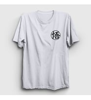 Presmono Unisex Sarı Kanji Go Anime Dragon Ball T-Shirt 236000tt (Beyaz)