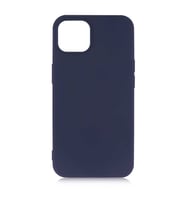 iPhone 13 Kılıf Kamera Çıkıntılı Soft Silikon (Lacivert)