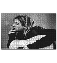 Cakapuzzle Kurt Cobain Gitar  Puzzle Yapboz MDF (Ahşap) (1000 Parça)