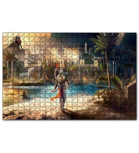 Cakapuzzle Assassins Creed Origins Mısır  Puzzle Yapboz MDF (Ahşap) (500 Parça)