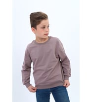 Toontoy Erkek Çocuk Baskılı Sweatshirt (Acı Kahve)