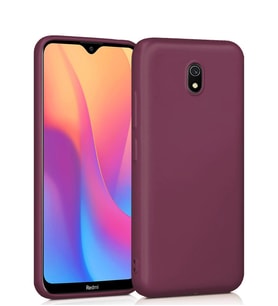 Microsonic Matte Silicone Xiaomi Redmi 8A Kılıf (Mor)