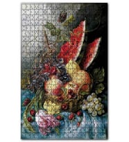 Cakapuzzle Sepette Dilim Karpuzlar ve Taze Meyveler Puzzle Yapboz MDF (Ahşap) (1000 Parça)