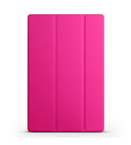 Huawei MatePad SE 10.4 Zore Smart Cover Standlı 1-1 Kılıf (Koyu Pembe)