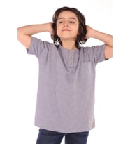 Toontoy Erkek Çocuk Tişört (Gri)