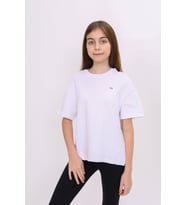 Toontoy Kız Çocuk Baskılı Tişört (Beyaz)