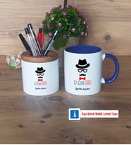 En Cool Baba Kalemlik, Kupa Bardak T Kişiye Özel Hediye Babaya Hediye (Model 6)