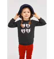 Benittokids Kız Çocuk Peluş Bucket Şapka 7001 (Lacivert)