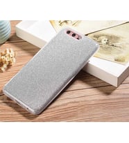Huawei P10 Kılıf Zore Shining Simli Silikon Kılıf (Gümüş)