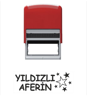 Yıldızlı Aferin Öğretmen Kaşesi (Siyah)