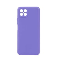 Omix X600 Kılıf Kamera Korumalı Silikon Rubber Arka Kapak (Lila)