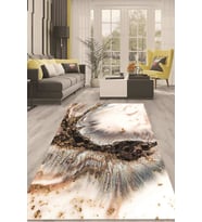 Dijital Kaymaz Taban Yıkanabilir Modern Renkli Salon Halısı Mutfak Halısı Yolluk ND-HT-309 (Çok Renkli)