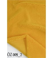 Pababo Peluş Kumaş 170 Cm En ( %100 Yerli ) (Sarı)