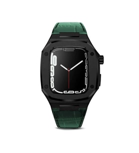 Apple Watch 44mm KRD-67 Kordon (Yeşil-Siyah)