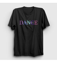 Presmono Unisex Beyaz Dance Teacher Hediye Dans Hocası T-Shirt 507640tt (Siyah)