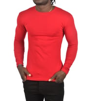 DeepSEA Erkek  Uzun Kollu Sıfır Yaka Sweat 2300423 (Bordo)
