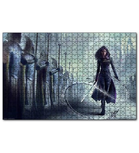 Cakapuzzle Kırbaçlı Prenses ve Zırhlı Savaşçılar  Puzzle Yapboz MDF (Ahşap) (1000 Parça)