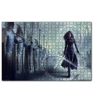Cakapuzzle Kırbaçlı Prenses ve Zırhlı Savaşçılar  Puzzle Yapboz MDF (Ahşap) (1000 Parça)
