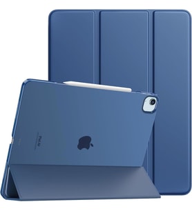 Apple iPad Air 13inç M2 Uyumlu Kılıf PU Deri Smart Standlı Case A2898 A2899 A290 (Lacivert)