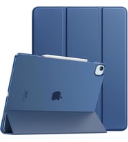 Apple iPad Air 13inç M2 Uyumlu Kılıf PU Deri Smart Standlı Case A2898 A2899 A290 (Lacivert)