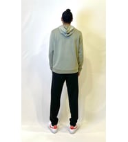 Kapşonlu Uzun Kollu Baskılı Dar Kalıp İnce Erkek Sweatshirt SPR 2019K61 (Açık Haki)