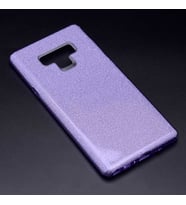 Samsung Galaxy Note 9 Kılıf Simli Parlak Shining Kapak (Mor)