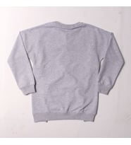 Toontoy Kız Çocuk Sweatshirt Renkli Angel Nakışlı ( Gri-Melanj)