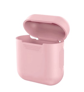 Microsonic Apple AirPods 1. Nesil / 2. Nesil Mat Silikon Kılıf (Pembe)