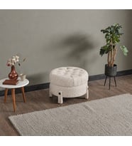 King Renk Seçenekli Modern Tasarımlı Puf (Mavi)