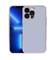 iPhone 13 Pro Kılıf Viyana Yüzeyi Buzlu Transparan Tasarım Kılıf (Açık Mavi)