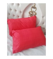 %100 Pamuklu(ranforce) 2'li Yastık Kılıfı (Kırmızı)
