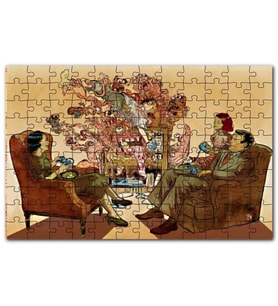 Cakapuzzle Oyun Konsolunun Hayatımıza Soktukları Puzzle Yapboz MDF (Ahşap) (1000 Parça)
