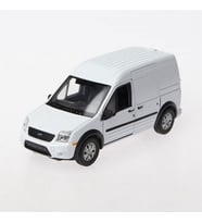 Ford Transit Connect 1/36 Ölçek 12cm çekbırak(ÖZEL PLAKALI) (Beyaz)