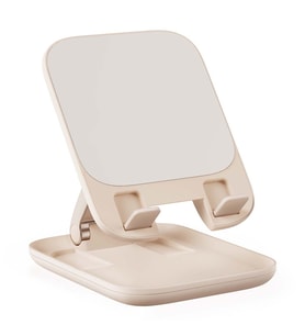 Baseus Seashell Ayarlanabilir Yükseklik Katlanabilir Tablet Standı (Krem)