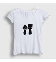 Presmono Kadın Sarı Six And Mono Little Nightmares T-Shirt 160240tt (Beyaz)