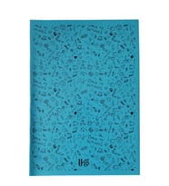 40 Yaprak Çizgili Defter Plastik Kapak A-4 1 Adet PP Kapak Büyük Boy Kareli Defter 40 Sayfa A4 Desenli Kapak (Açık Mavi)
