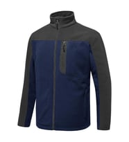 Ghassy Co. Erkek Antipilling Thermal Garnili Tam Fermuarlı Polar Ceket (Lacivert)
